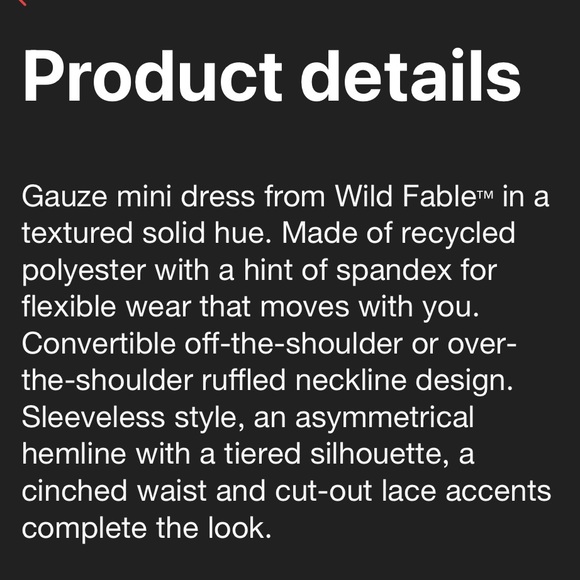 Women’s Ruffle Tiered Dress by Wild Fable in Lavender - Picture 4 of 7